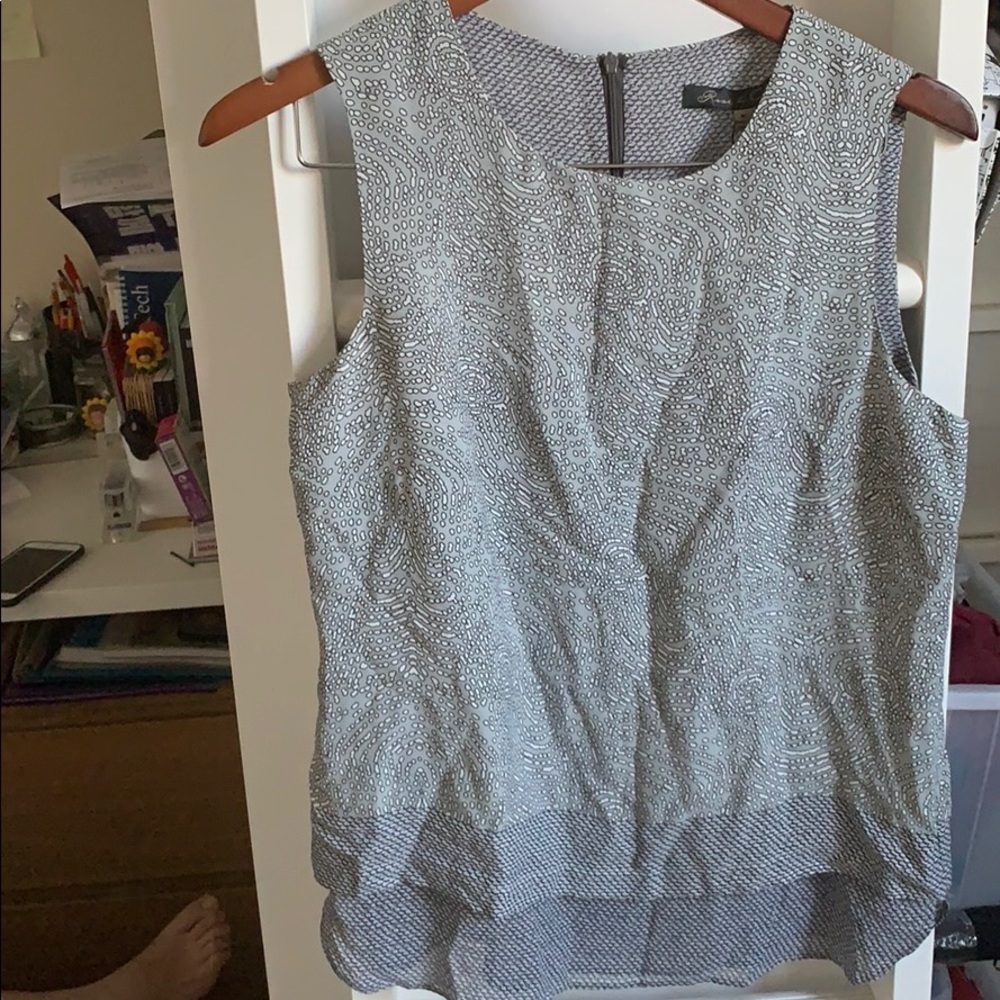 Rose+Olive sleeveless top Grey size M